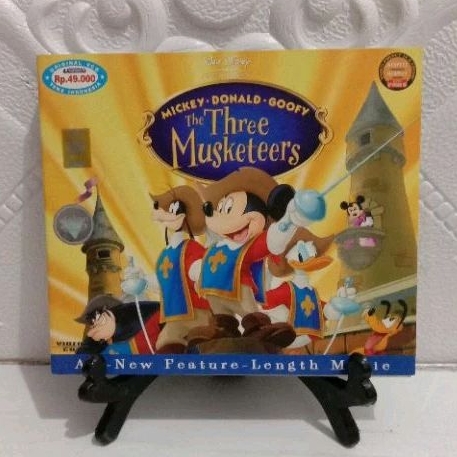 VCD Mickey Donald Goofy The Three Musketeers (Original)