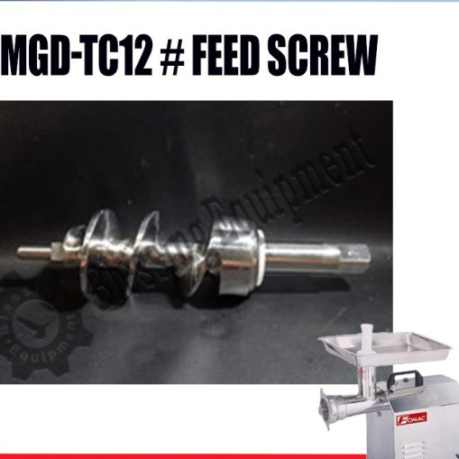 +++++] MGD-TC12 Sparepart Feed Screw Meat Grinder Fomac