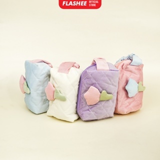

HenJO Flashee Tempat Pensil Lucu Tulip Handle Tas Make Up Dompet Aesthetic Korean Style