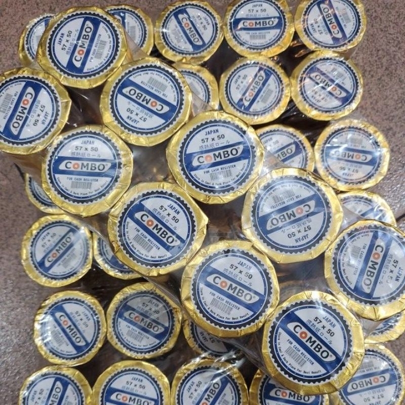 

Kertas thermal combo57x50 harga 1pack isi 10roll