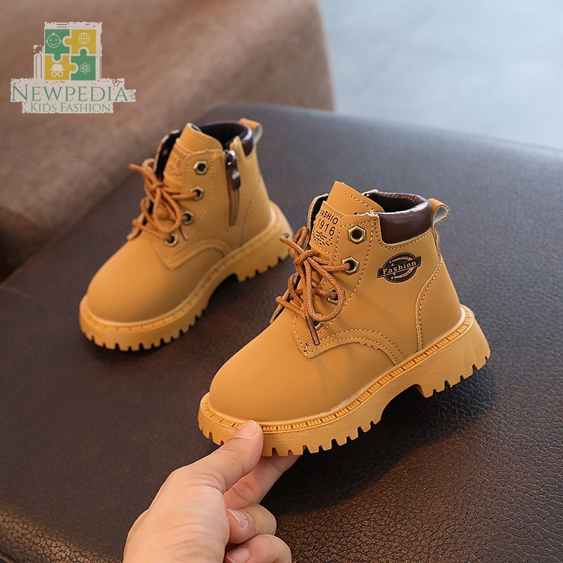 COD SEPATU BOOTS KULIT ANAK LAKI LAKI TERBARU / SEPATU BOOTS KEREN ANAK LAKI-LAKI / SEPATU BOOT KULI
