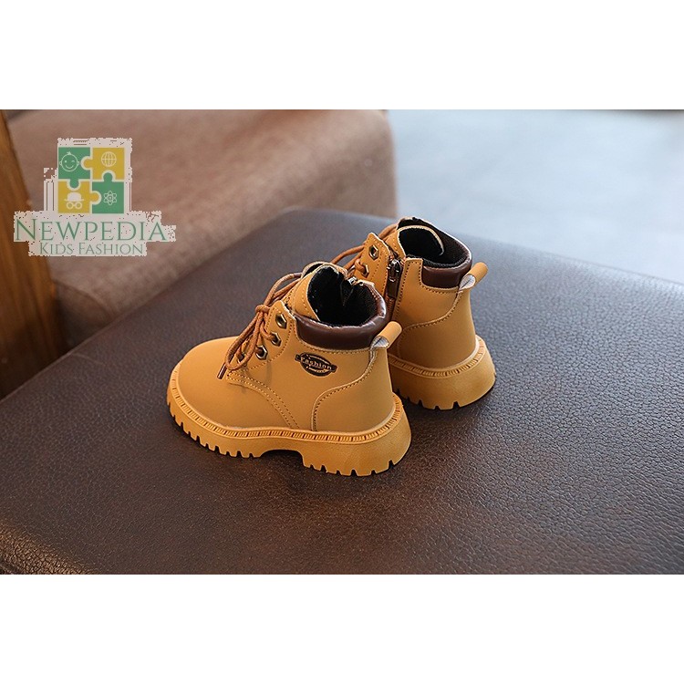COD SEPATU BOOTS KULIT ANAK LAKI LAKI TERBARU / SEPATU BOOTS KEREN ANAK LAKI-LAKI / SEPATU BOOT