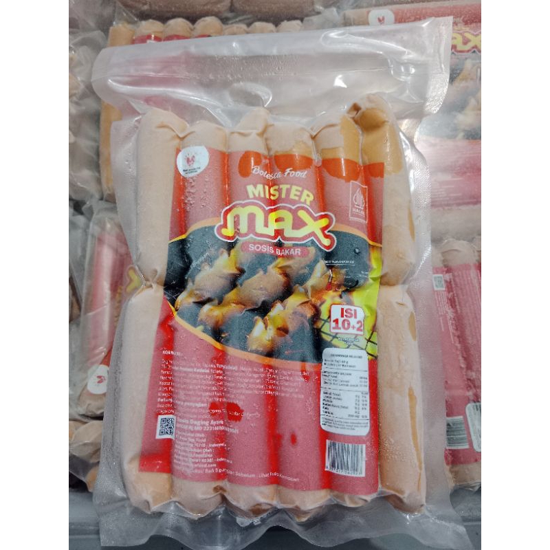 

Sosis bakar ayam jumbo max isi 10+2
