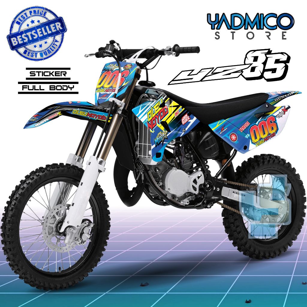 Decal YZ 85 New Full Body - Stiker Motor YZ 85 New 2019 Full Body - Dekal YZ85 New 2019 - Striping Y