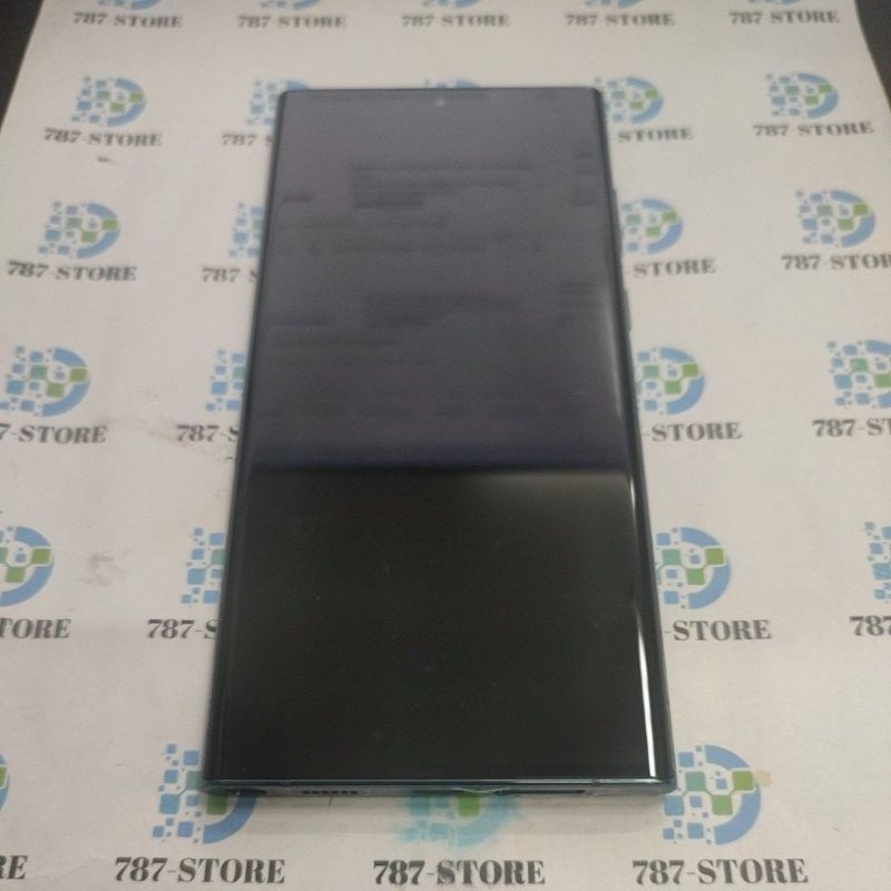 LCD FULLSET FRAME SAMSUNG S22 ULTRA S908 BLACK BEKAS