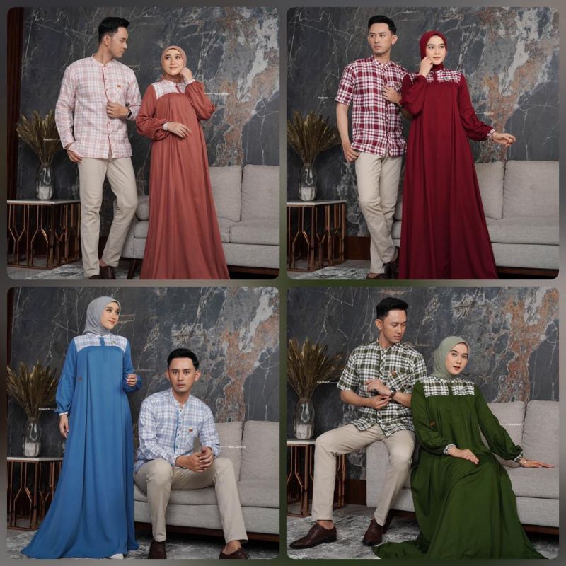 TERBARU COUPLE SET✔ SUHITA DRESS BY NADHEERA LUXURY