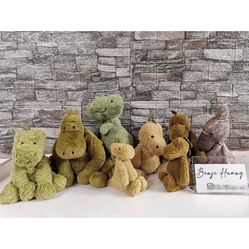 Boneka Jellycat Dino Collection