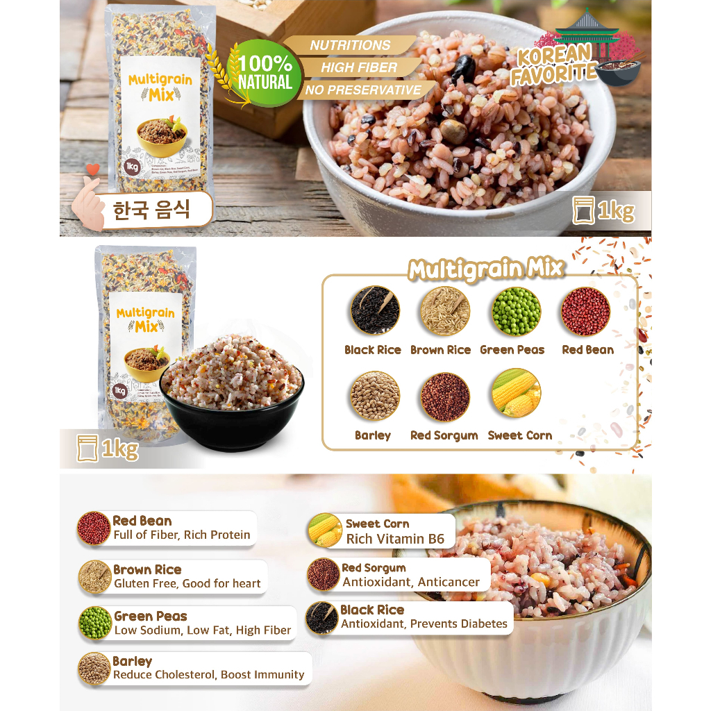 

Spencer's Beras Sehat Multigrain Mix - Spencers, Beras Diet