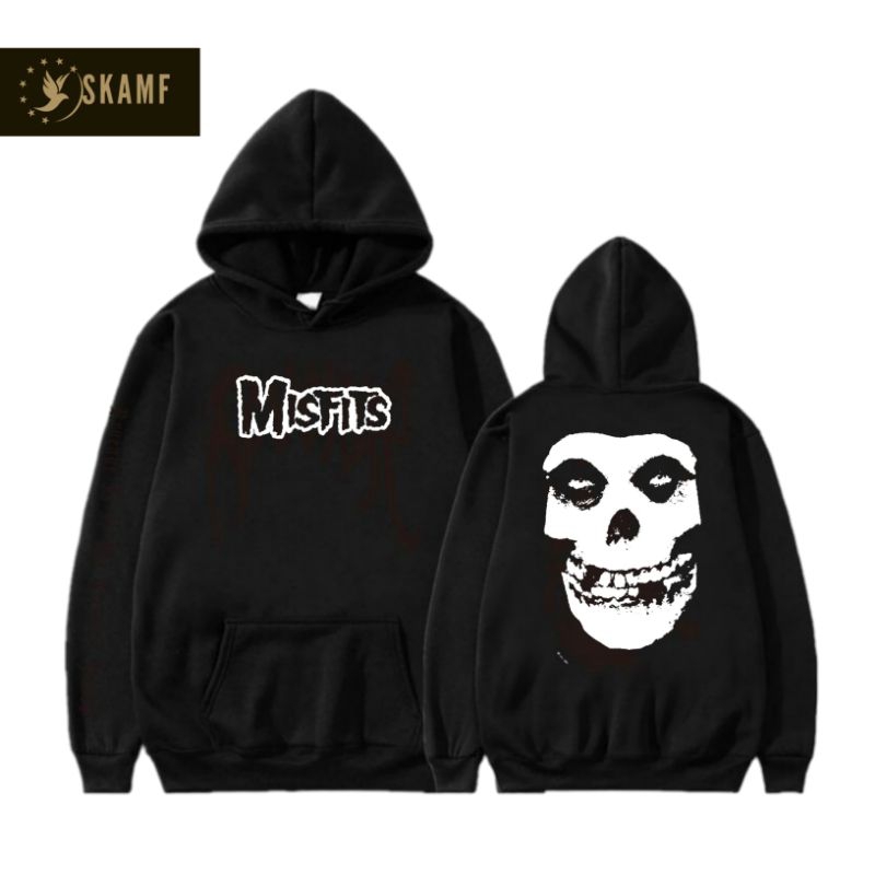 Jacket Hoodie BAND MISFITS non zipper resleting jacket band MISFITS BEST SELLER katun baby terry cot