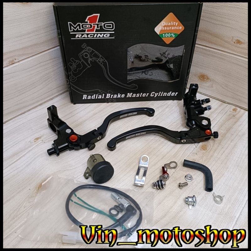 Master Rem Moto 1 Racing Original Kanan Kiri + Switch Rem Universal