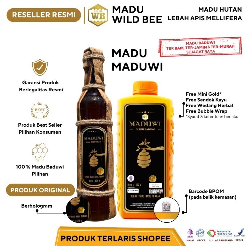

Madu Maduwi - Madu Baduwi Asli Wild Bee 100% Bergaransi - Madu Hutan Asli