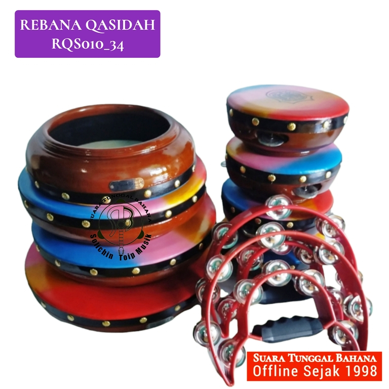 (RQS010/34) Qosidah Rebana Lasqi 1 Set Super | Solichin Toip