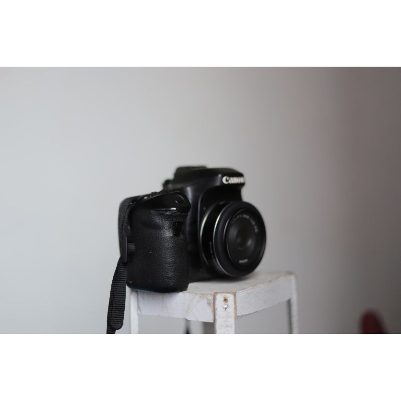 Canon eos 80d + Lensa fix 24mm stm  (second like new)