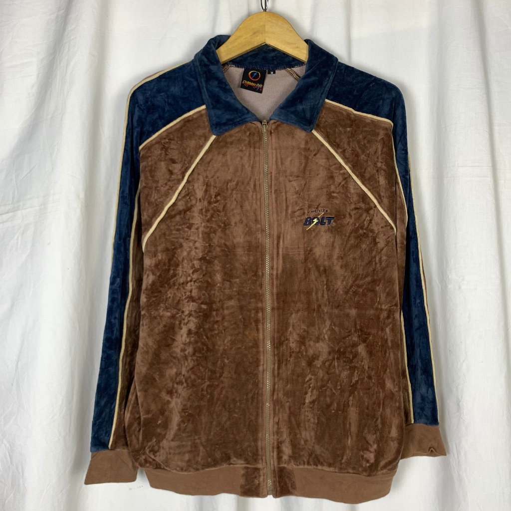 lightning bolt velvet jacket