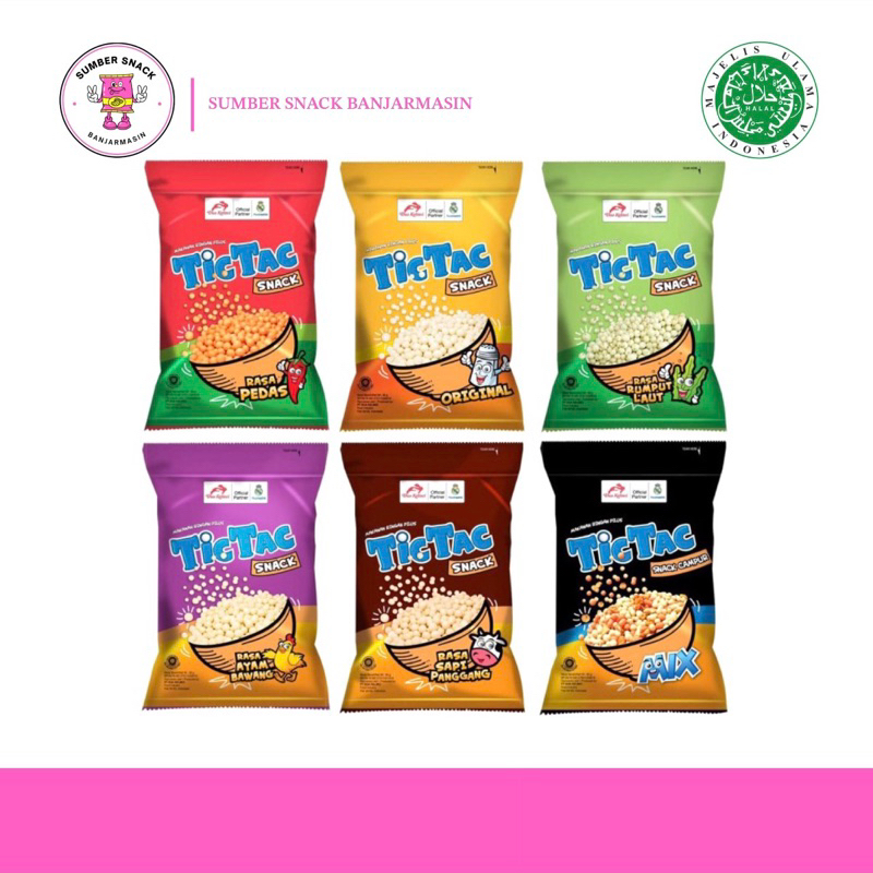 

Dua Kelinci Tic Tac Snack (80g) (6 Varian Rasa)