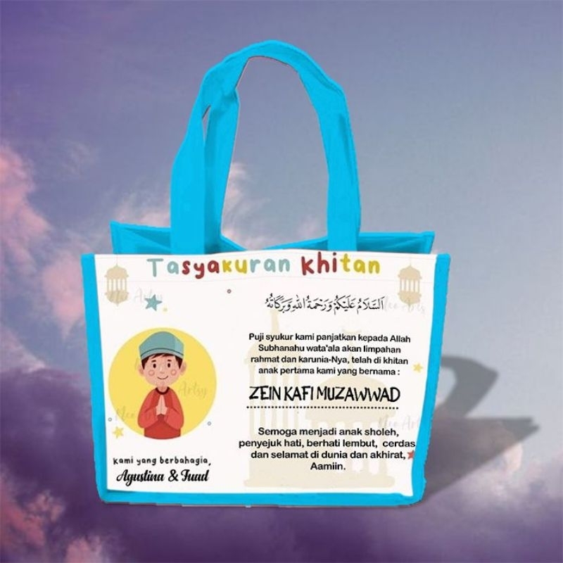 

Tas Goodie Bag Untuk Acara Tasyakuran KHITAN Custom