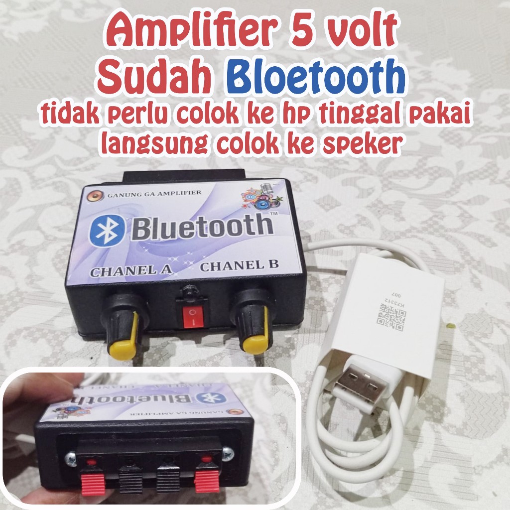 promo Amplifier mini bluetooth 5 Volt stereo 2 chanel pam 8403 power sound miniatur sound