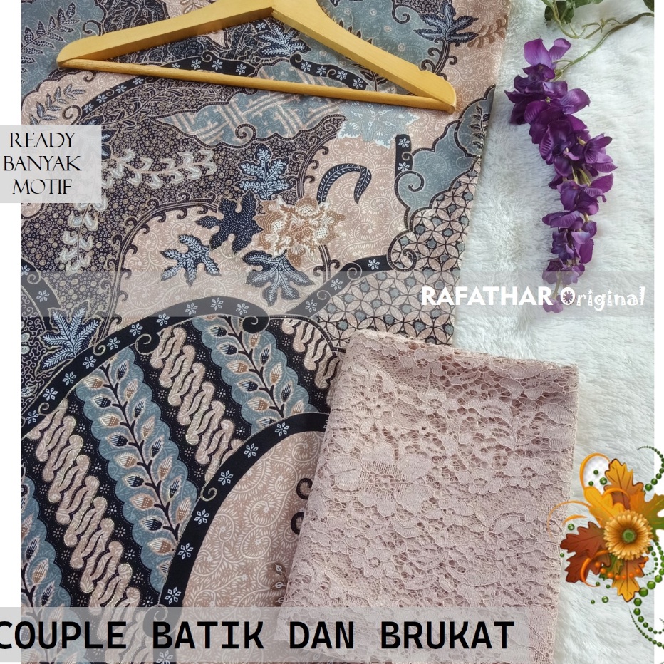 Ready Stok KAIN BATIK METERAN BAHAN BATIK METERAN BAHAN BRUKAT METERAN KAIN BRUKAT KAIN BROKAT METER