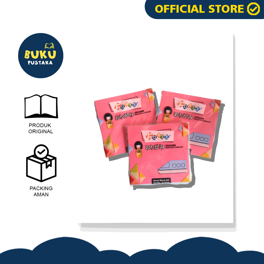 

KERTAS LIPAT BOLAK BALIK 25 LEMBAR FORTE 10 X 10