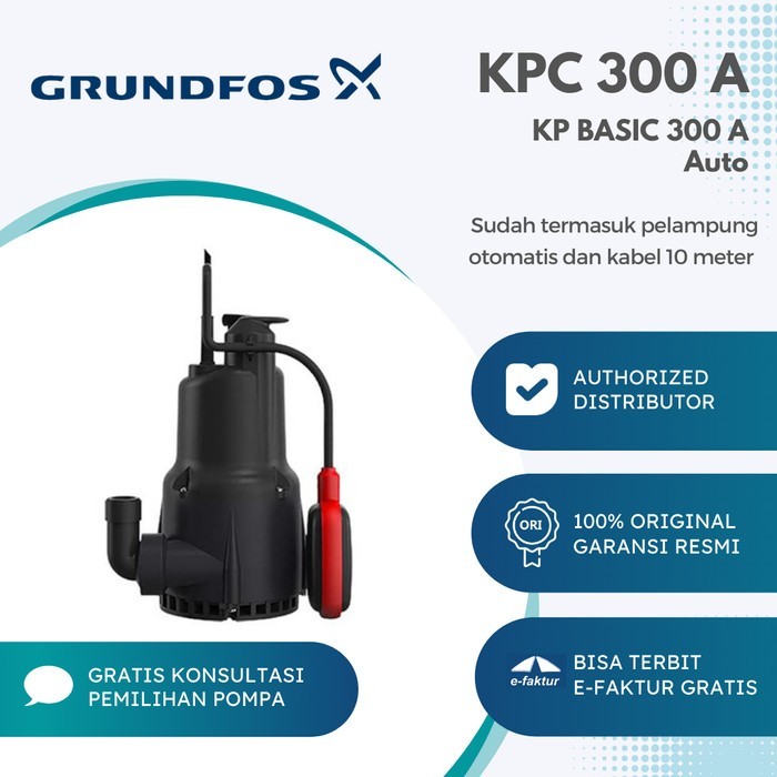 Submersible Pump Pompa Celup Otomatis Grundfos KPC 300 A