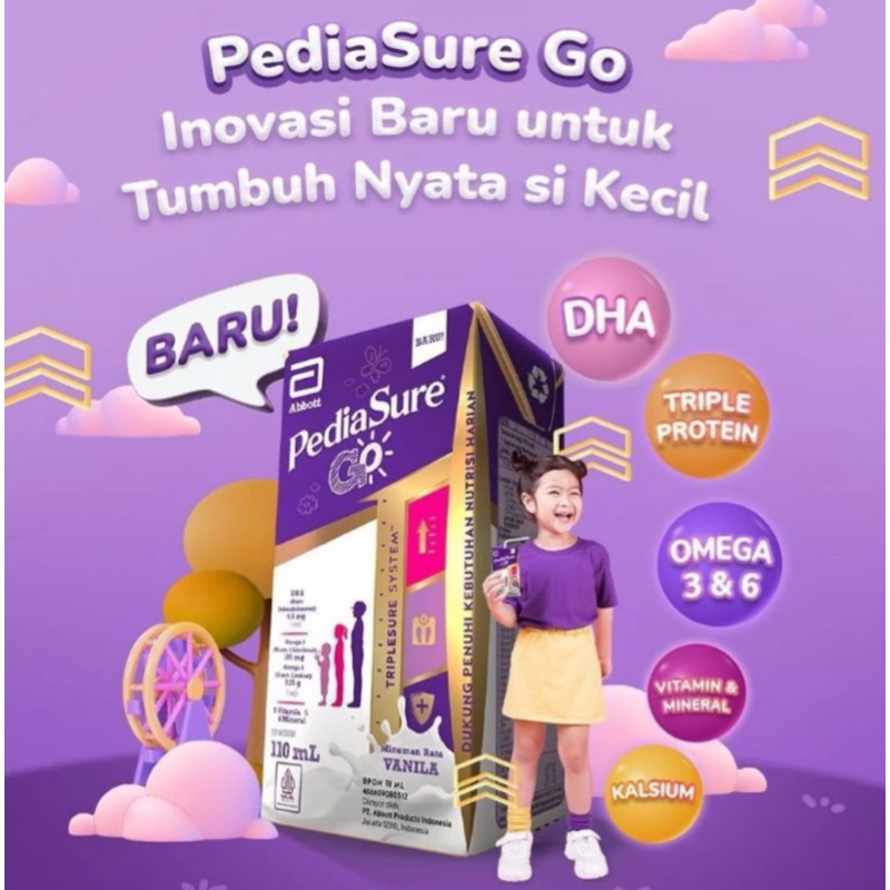 

Pediasure Go 110ml Rasa Coklat