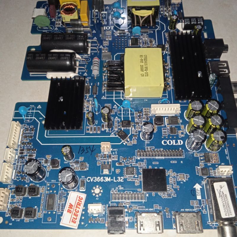 mb mainboard tv Polytron pld 32bv1558 32BV1558 digital