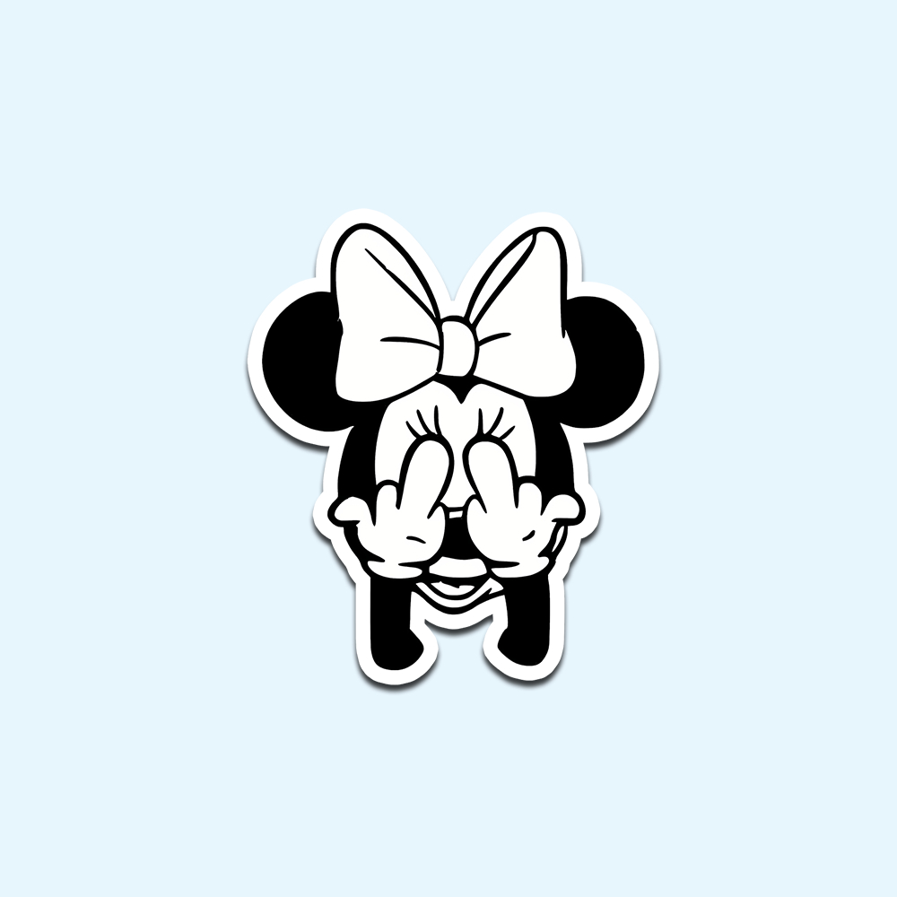 

Stiker Minnie Mouse