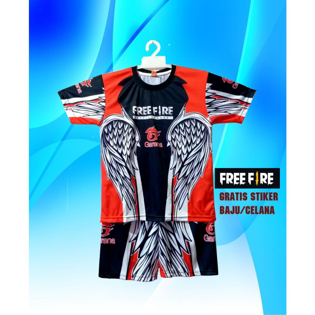 W&F / COD / SETELAN ANGEL FF ANAK LAKI LAKI | CELANA ANGEL JOGER ENJEL FF TERBARU GAMING FREE FIRE K