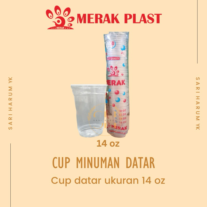 Cup minuman 14oz merak