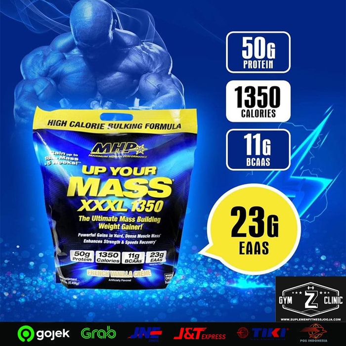 MHP UP YOUR MASS 12 LB Maximum Human Performance SUSU MASS WEIGHT GAINER BPOM HALAL