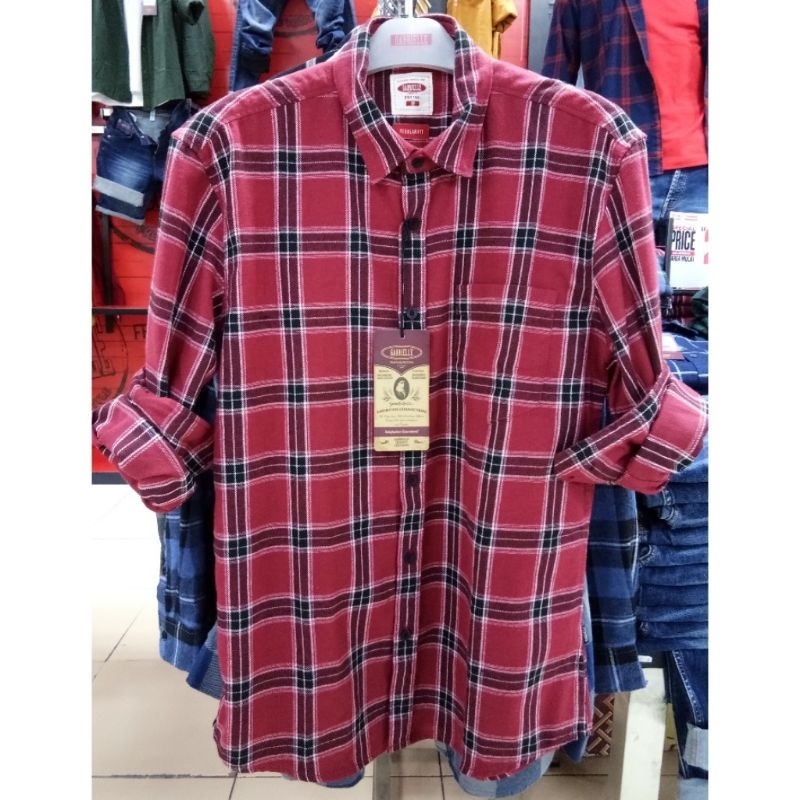 Kemeja panjang pria Gabrielle jeans original mens cotton BBAC299M1123M