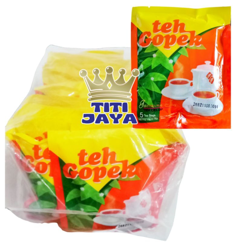 

TEH GOPEK CELUP JASMINE TEA SACHET PACK ISI 10 SACHET RENCENG