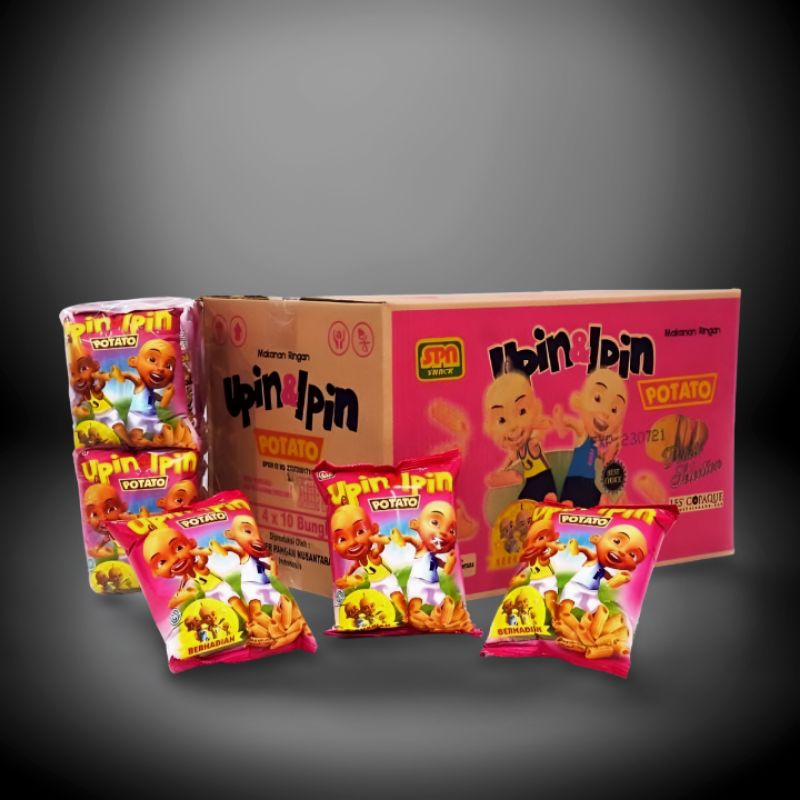 

Kerupuk Snack Upin Ipin Potato isi 40 Pcs