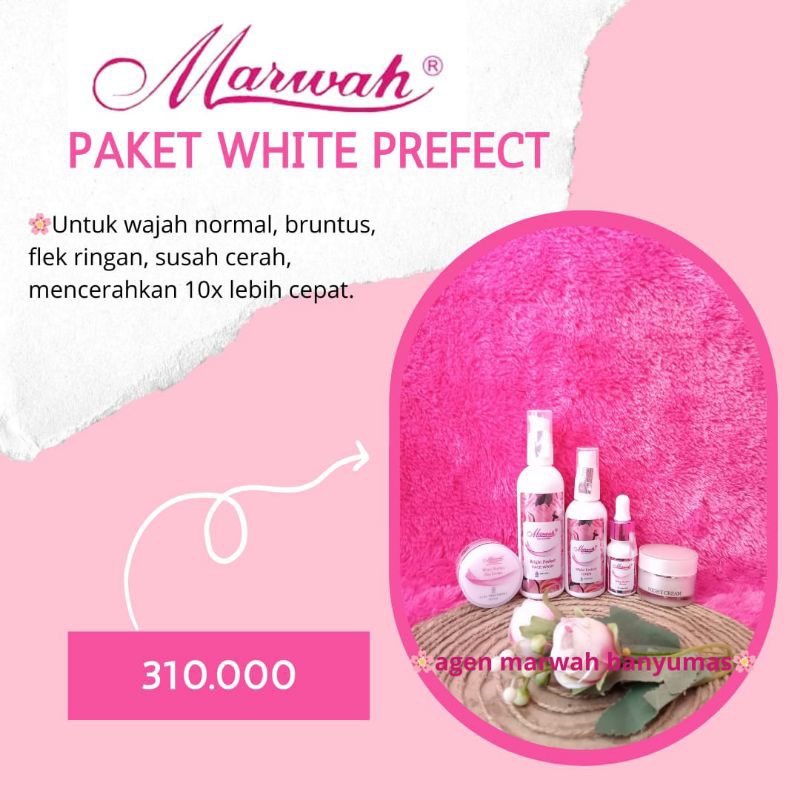 paket white perfect marwah