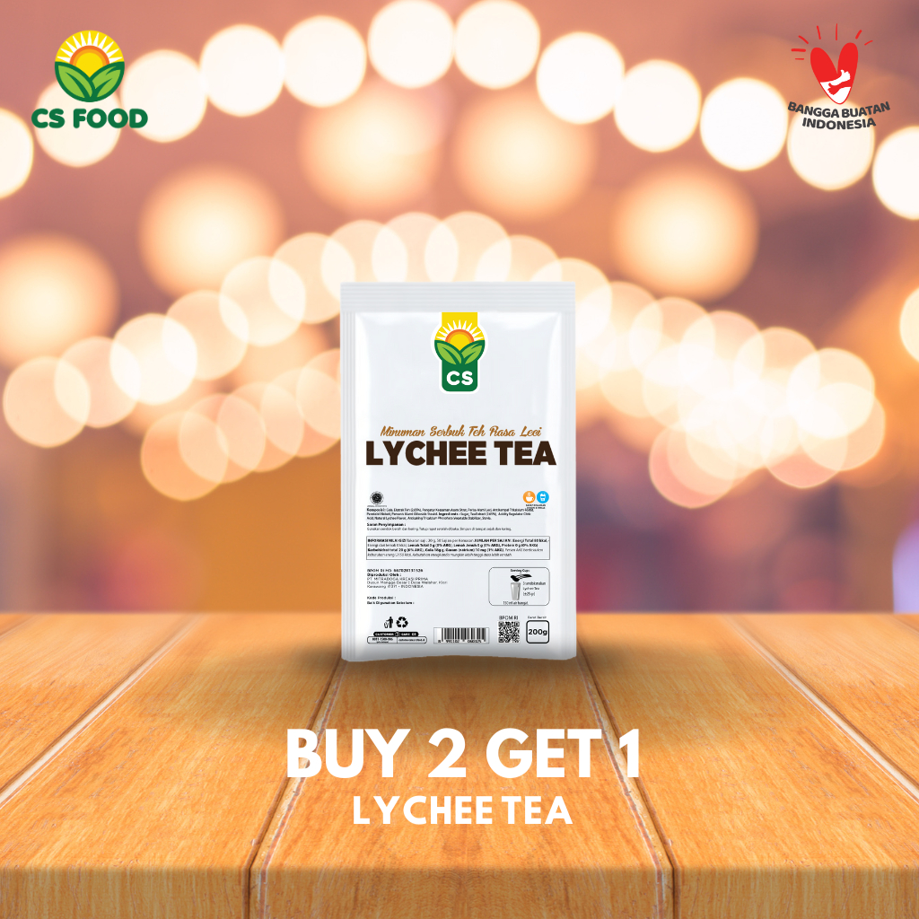 

BUY 2 GET 1 FREE CS Food 200GR Lychee Tea
