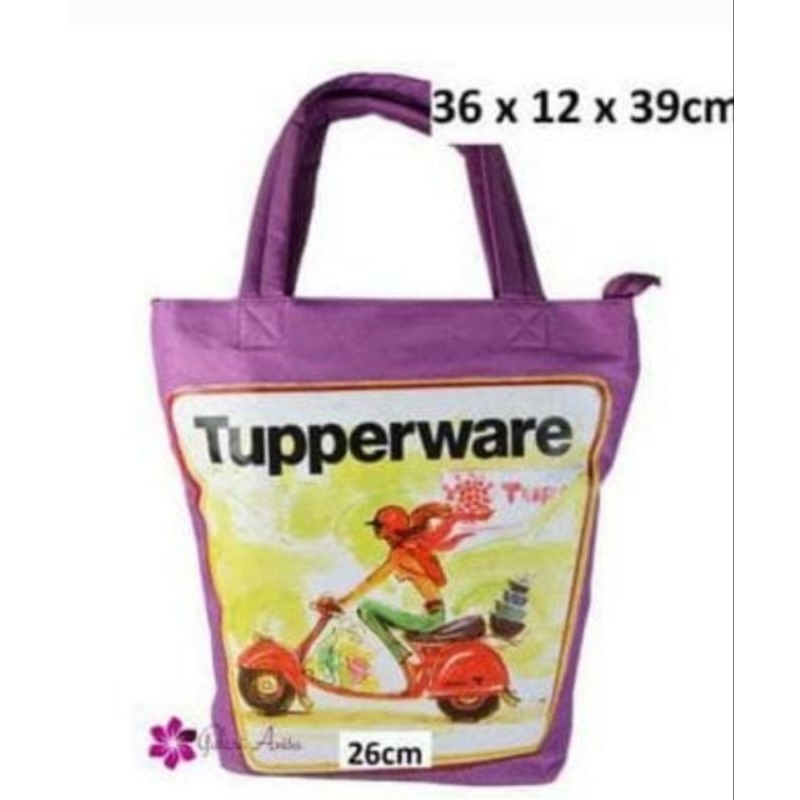 Tas Kit Bag ungu Tupperware original