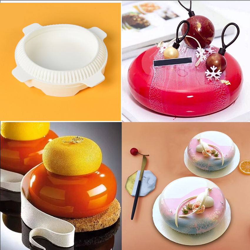 MAOSTORE CETAKAN ENTREMET CAKE MOLD CETAKAN ECLIPSE MIRROR CAKE MOLD