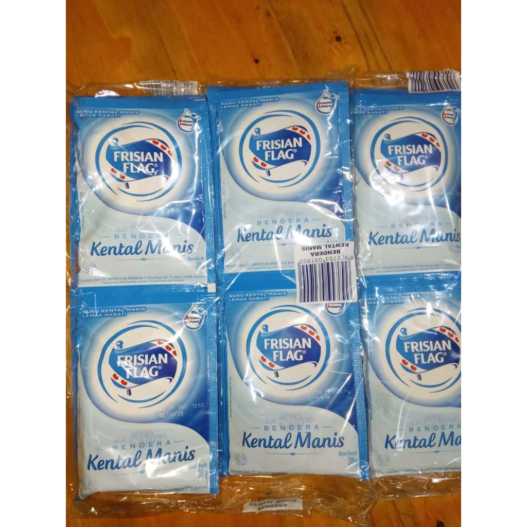 

Frisian Flag Susu Kental Manis Sachet @6 sachet