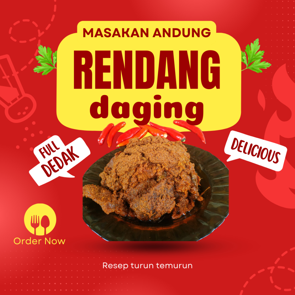 

Rendang Daging Sapi 250Gr