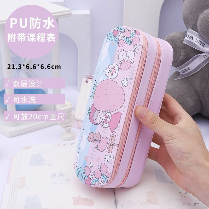 

Tempat Pensil 2 tingkat / Tempat pensil 2 layer / Tempat pensil anak murah