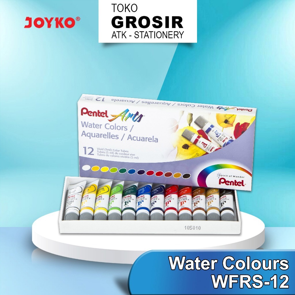 

Pentel Cat Air WFRS 12 / Water Colours 12 Warna Pentel ARTS