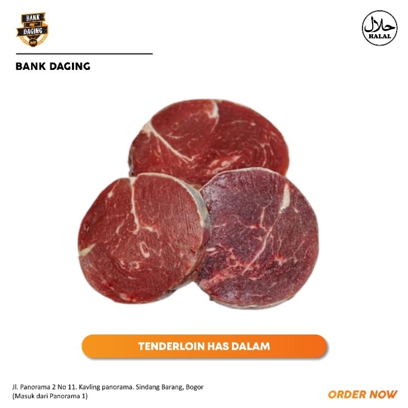 

TENDERLOIN HAS DALAM / STEAK 500GR