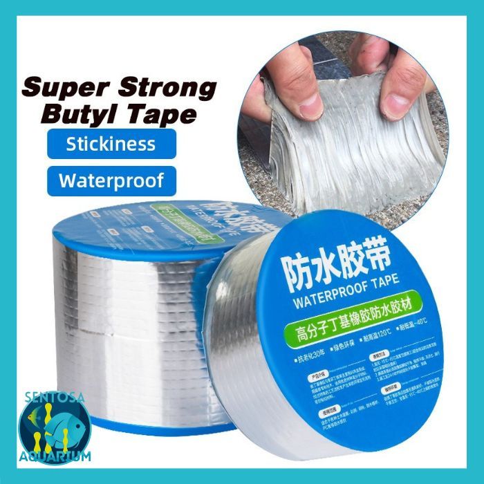 Waterproof Tape Paste Lakban Anti Bocor Aluminium Foil Waterproof 5 Meter
