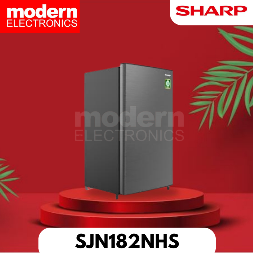 SHARP KULKAS 1PINTU KIREI SERIES SJN182NHS 166 Liter / 157 Liter