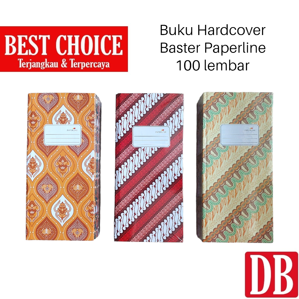 

Buku Baster Hardcover Paperline 100 lembar (1 pcs)