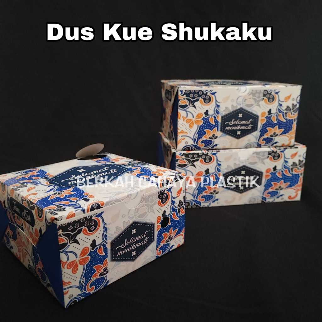 

Dus Kue GS SHUKAKU - Box Kue Makanan/Snack @±100pcs