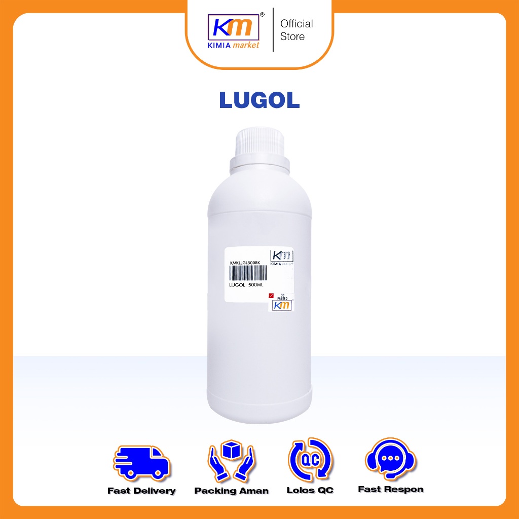 Lugol Iodine Solution Farmasi Grade 500 ml