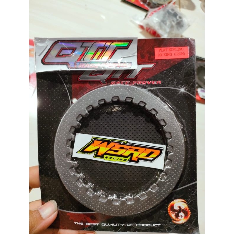 PLAT KOPLING QTT FR80 JUPITER Z RX KING iron PLAT GESEK FR 80 bahan besi
