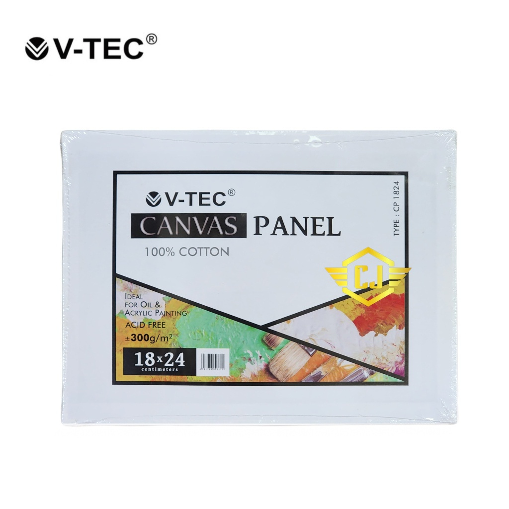 

V-Tec Kanvas Panel Canvas Panel Cotton 300gsm (tersedia 4 ukuran)