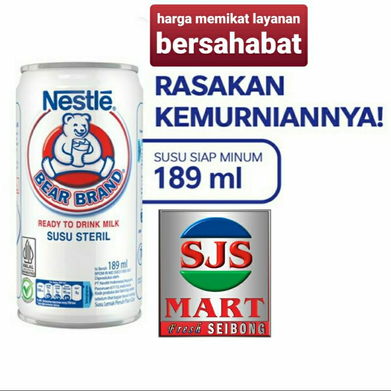 

Susu Beruang Steril 189 ml